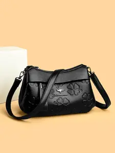 Fashion casual retro new adjustable shoulder bag, elegant and simple women's crossbody bag for commuting, Casual crossbody bags