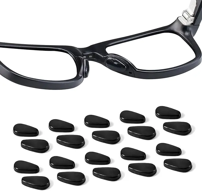 Eyeglass Nose Pad Compatible with Ray-Ban Meta Wayfarer, & Gen 2 and Oakley Meta HSTN, 10 Pairs Soft Silicone Nose Pads, Anti Slip Silicone Nose Pads tiktokshopspringglowup backtoschool