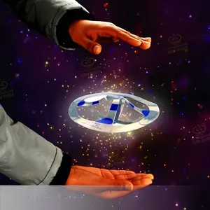 Anti-Gravity Ufo Saucer Floating Disc, Hovering Plate, Unusual Flying Object, Space Exploration Accessory, Cool Gift Idea