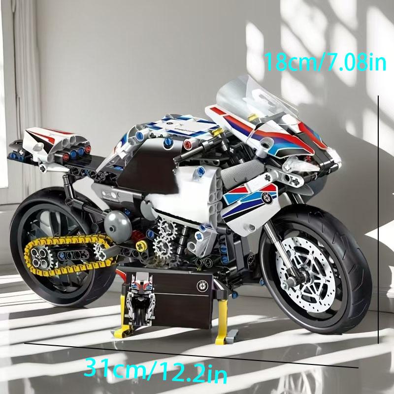 2418 Piece Building Blocks Car Motorcycle Set, Super Cool Design, Easy Assembly, Perfect Gift for Birthday Christmas Halloween Thanksgiving New Year