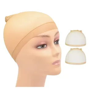 1 Pack(2pcs) Invisible Normal Wig Cap For Lace Front Wig Brown Color Wig Cap for Wig Stocking Wig Caps For Women Bling12