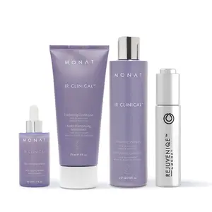 MONAT Thicken & Shine System | IR Clinical Thickening Shampoo, Conditioner & Scalp Serum + REJUVENIQE Oil MONAT Thicken & Shine System | IR Clinical Thickening Shampoo, Conditioner & Scalp Serum + REJUVENIQE Oil