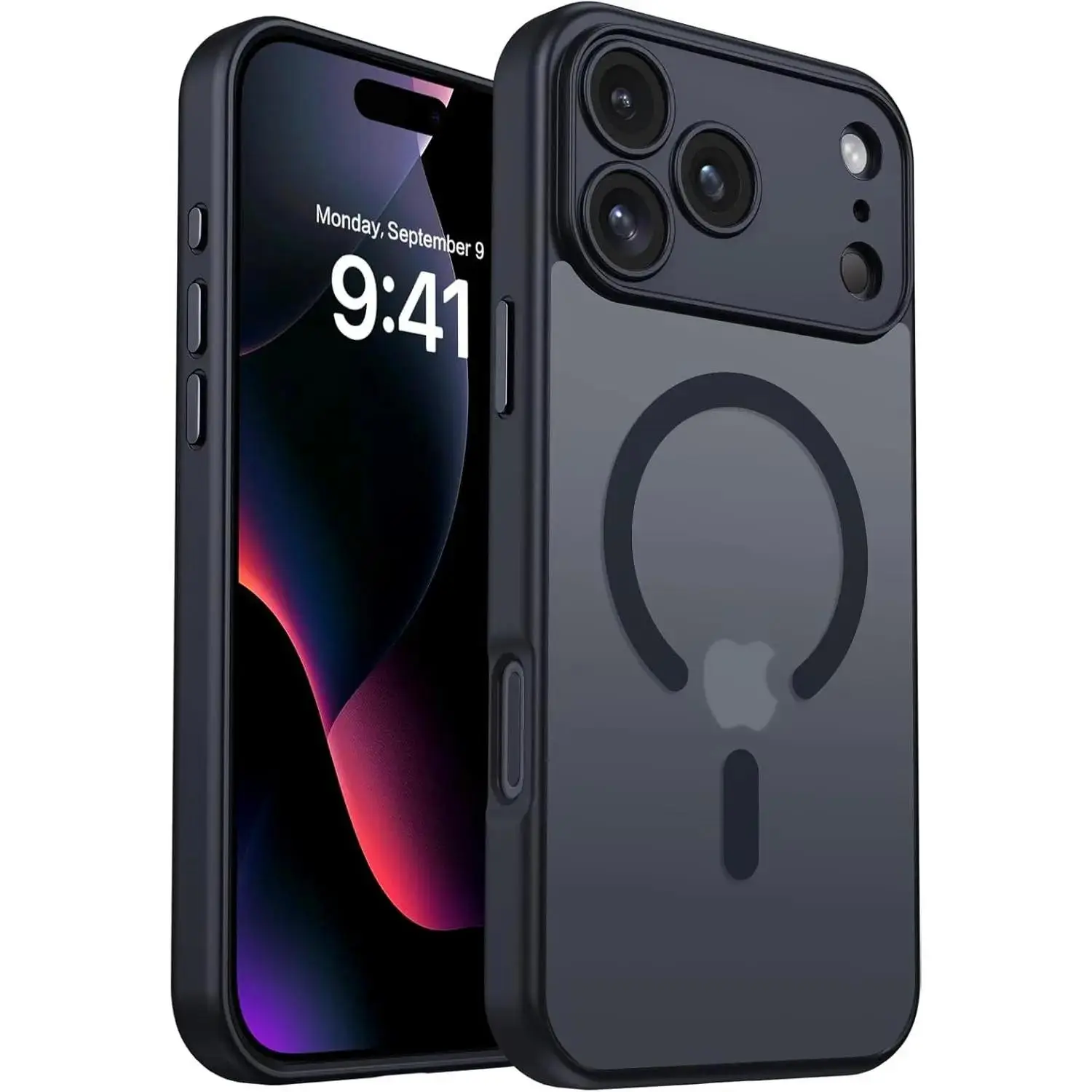 For iPhone 17 Pro Max Cases 16 15 14 13 12 Pro Max case ,[Upgraded Full Camera Protection] [Compatible with Magsafe] [Translucent Matte] Drop Protection Shockproof Protective Phone Cover case
