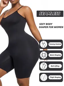 High-Elastic Seamless Shapewear Jumpsuit, Postpartum Recovery, Waist Cinch, Butt Lifter, Slimming Innerwear, Womenswear for All Seasons