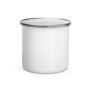 Enamel Coffee Mug Bold Graphic FSO & More