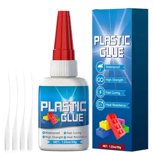 Plastic Glue Repair Kit, 35g Heavy Duty Super Glue for Plastic,  Adhesive for ABS, PVC, , PLA, Toys, Miniatures, Model , 3D Printing, Bonder Kit