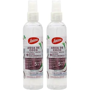 Agua de Coco y Aloe Vera o flor de Rosas .5 en 1 250ml. Jaloma. 1 bottle