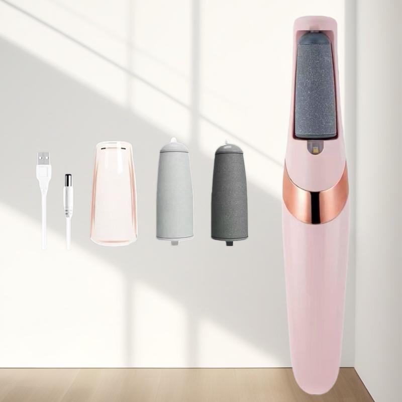 Electric Foot Callus Remover Machine, Wireless Pedicure Foot File, Rechargeable Exfoliating Tool for Foot Care, Home & Travel Use