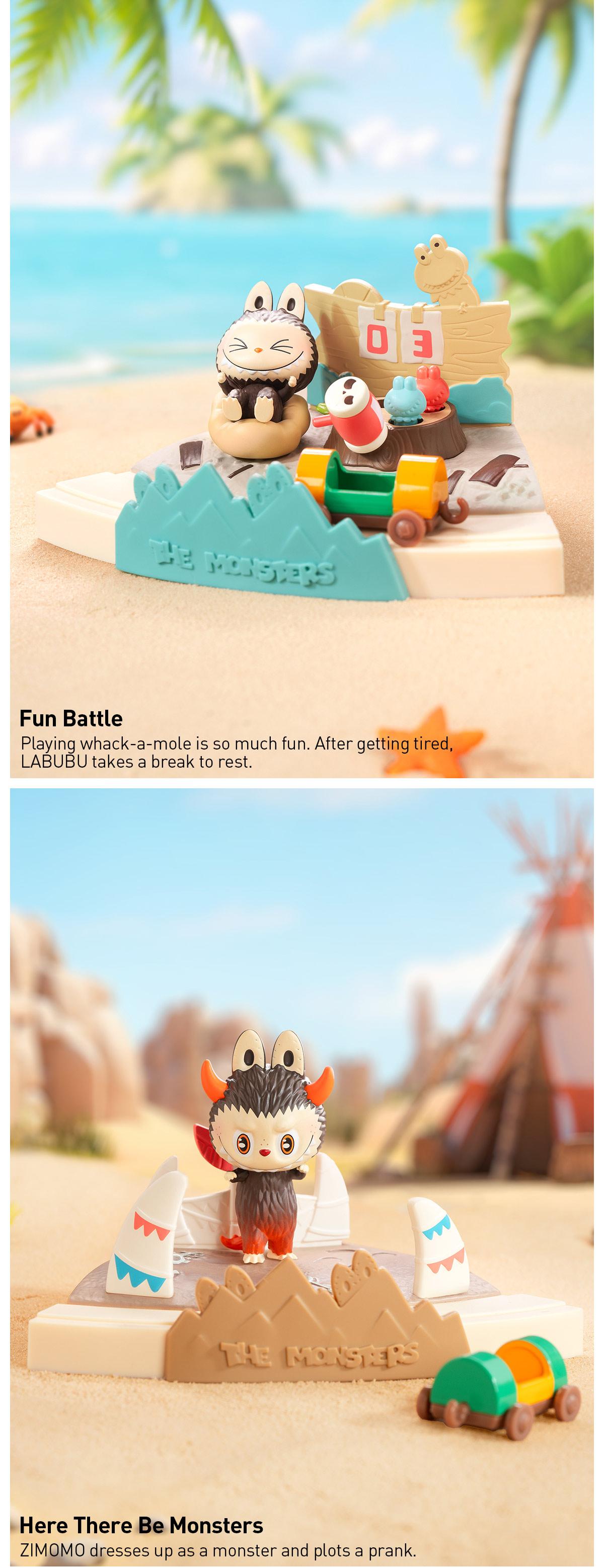 THE MONSTERS Playing Games Series Scene Sets, Blind Box, Mystery Box