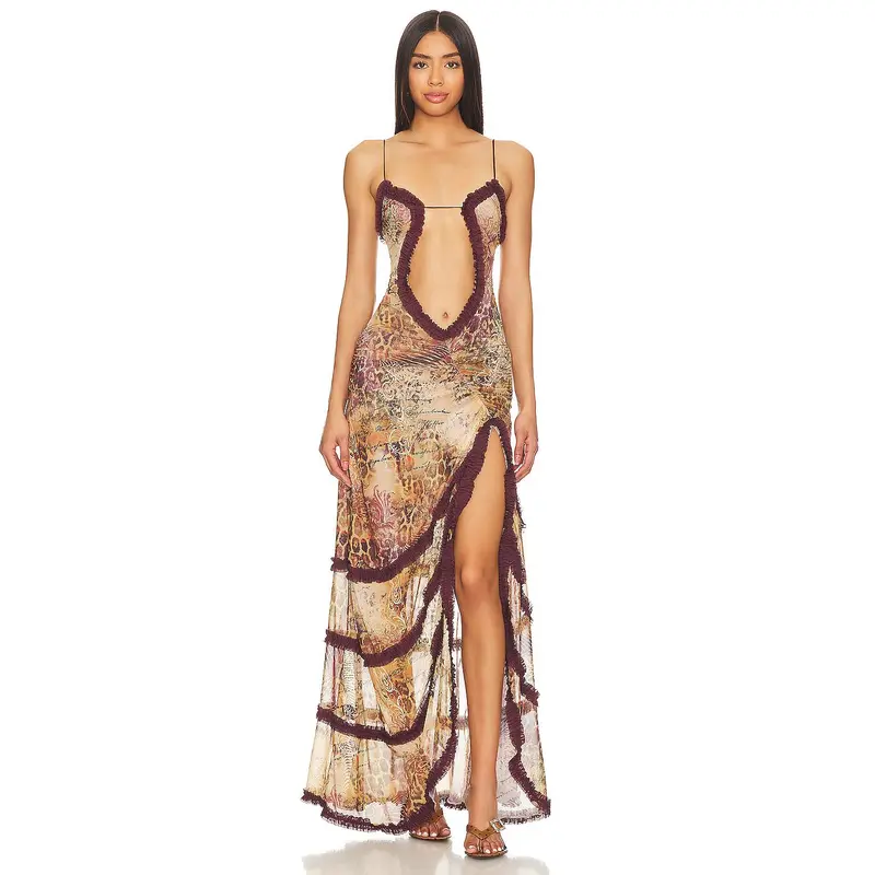 jaded backless flower dress - TikTok Shop