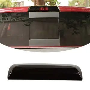 Smoked Black High Brake Light Trim Cover for 2014-2018 Chevy Silverado Truck, 2014-2020 GMC Sierra Truck - Adhesive Backing, DIY Install, Laser Cut Fit, UV Resistant Car Accessories, Auto Parts Accessories