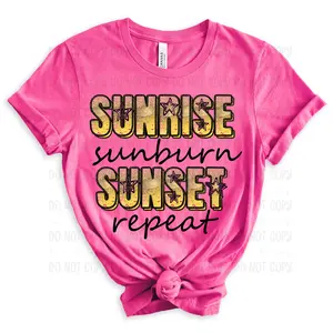 Sunrise Sunburn DTF Transfers - THIS IS NOT A SHIRT