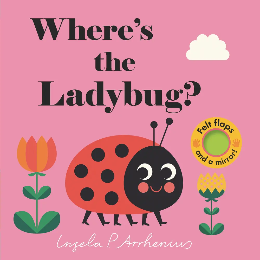 USED Toddler Activity Books - Where's the Ladybug? Springtime Garden Bugs & Flowers Lift-The-Flap Board Book, Featuring Friendly Caterpillar, Snail, Ant & More, Cute Easter Basket Item