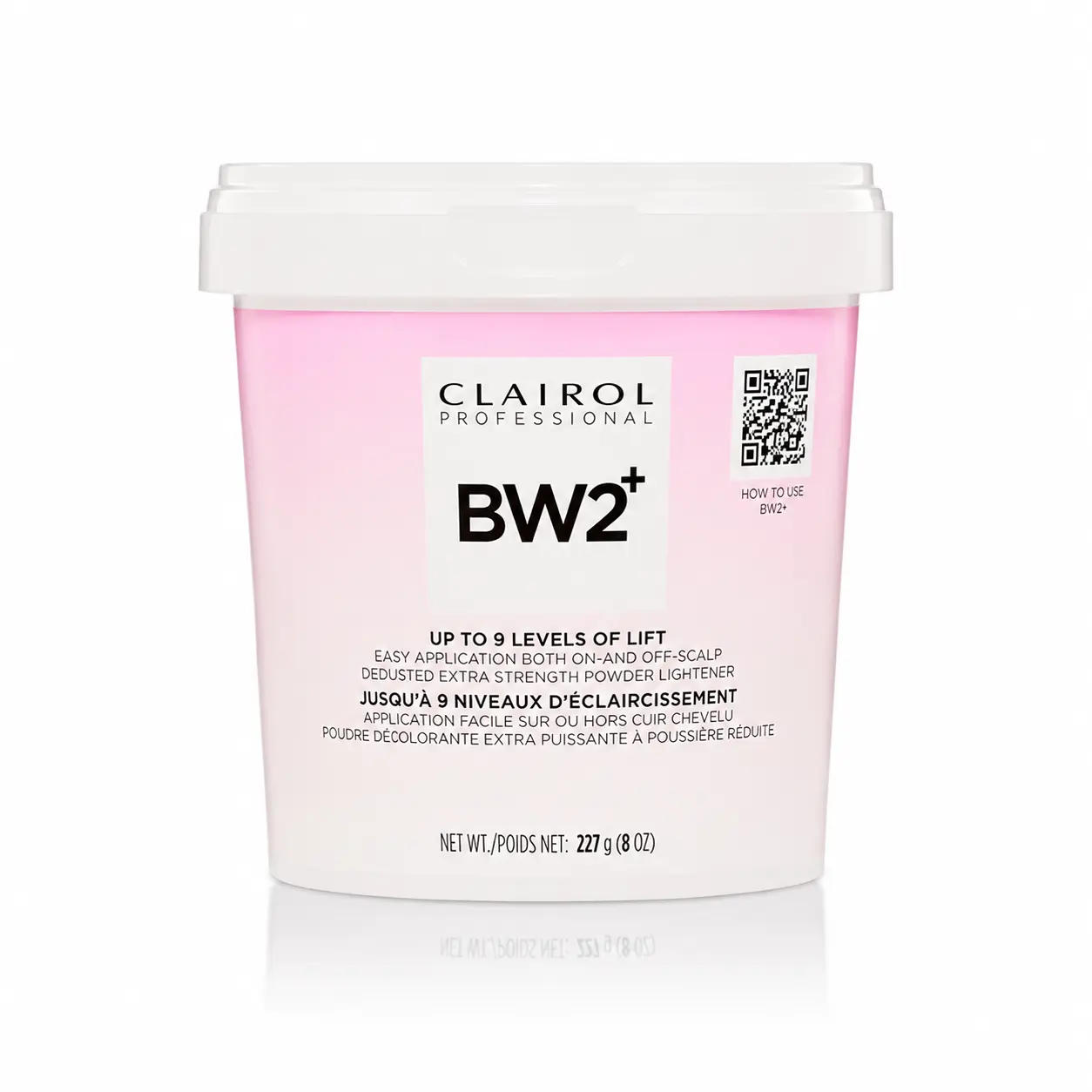 Clairol BW2+ Extra Strength Powder Lightener 8oz pack, Up to 9 Levels of Lift for Hair Highlights & Lightening Vegan Formula 227g
