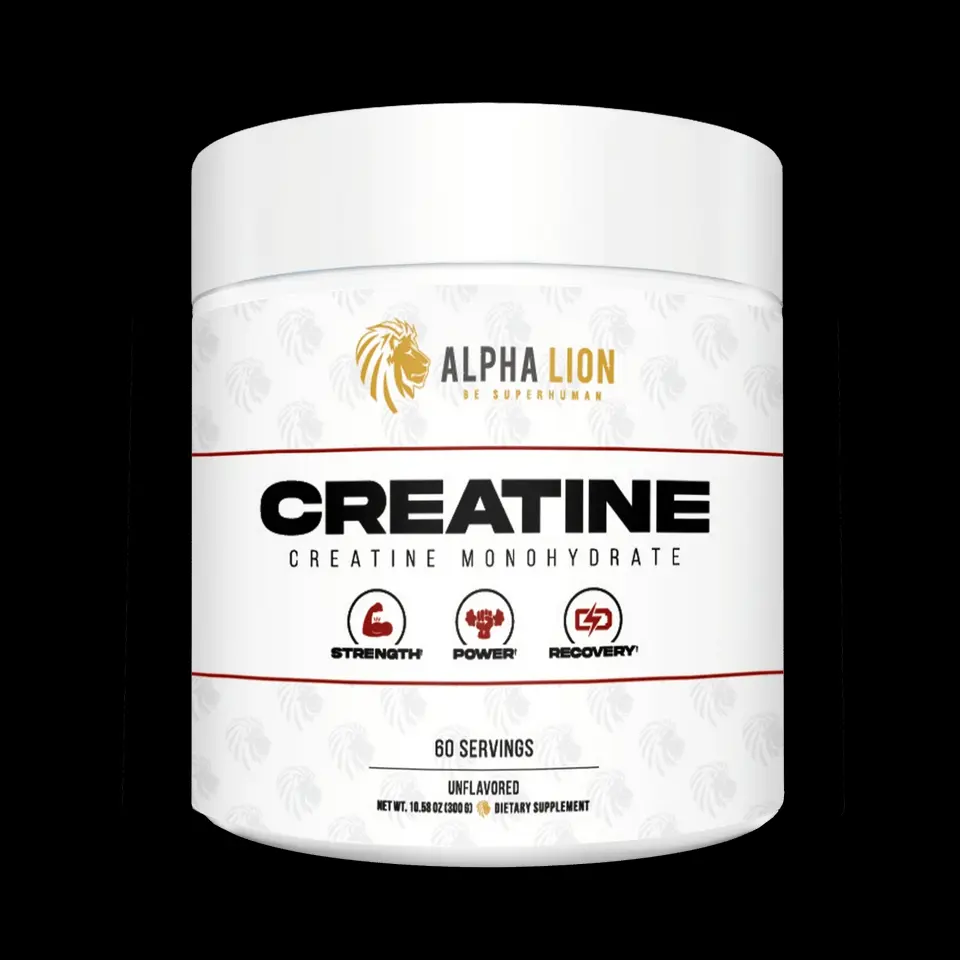 Alpha Lion Pure Creatine Monohydrate Powder Supplement - 60 Servings, Prop 65 Safe