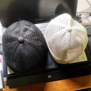 1/2 Pack Men's Breathable Brimless Hat - Mesh Cooling Skull Cap Docker Beanie for Outdoors