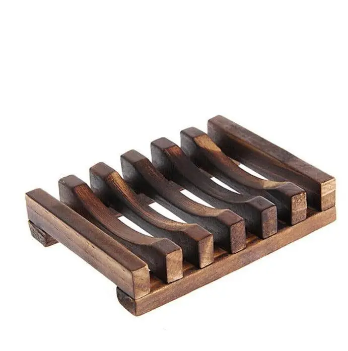 Natural Wooden Bamboo Soap Dish