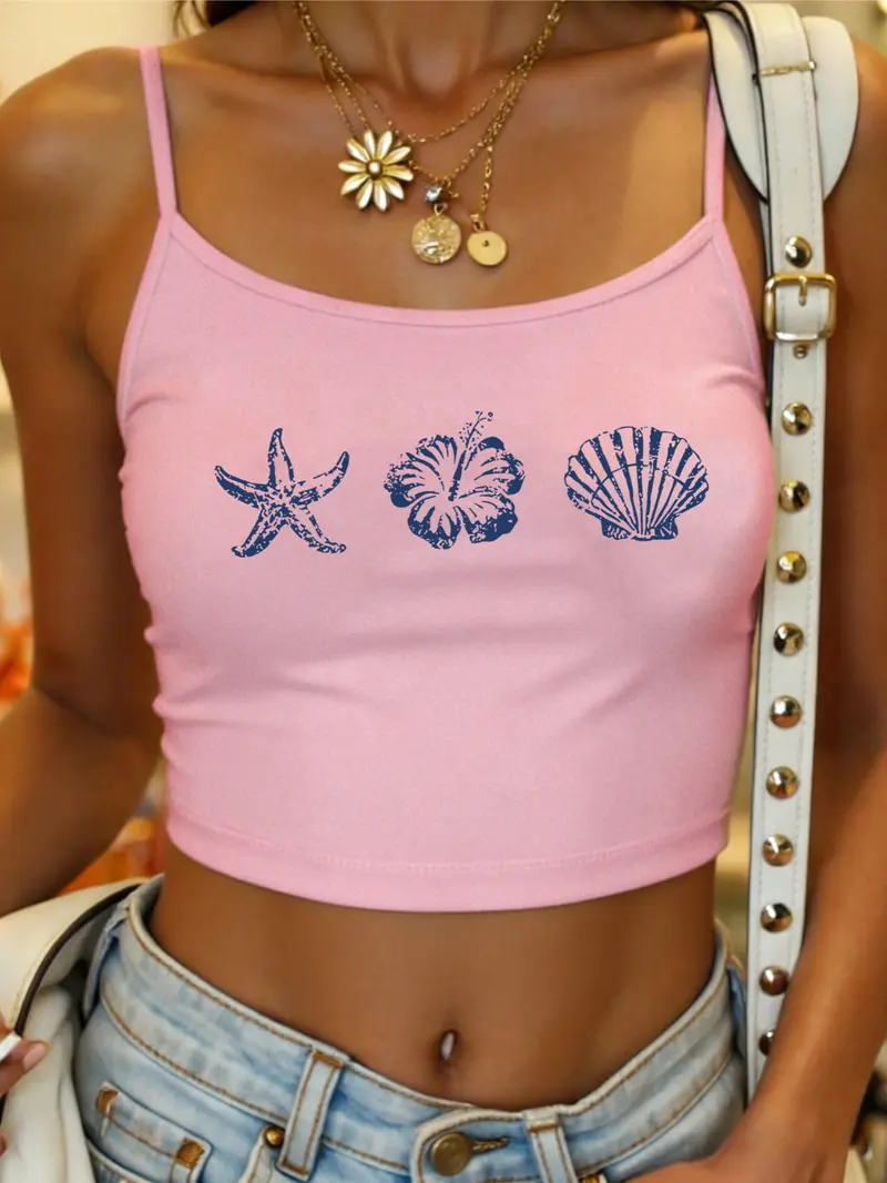 hibiscus tank top - TikTok Shop
