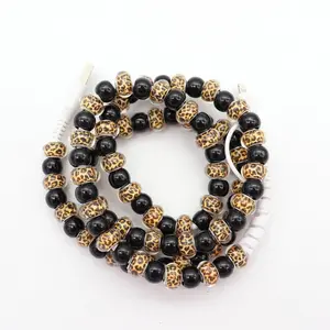 2 in 1 Acrylic Beaded Charging Cable Creative Design，Compatible with all devices USB-C and Lightning interfaces, 3.3 feet in length, ideal for women for fast charging,Holiday gifts, New Year gifts