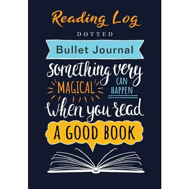 Reading Log - Dotted Bullet Journal: Medium A5 - 5.83X8.27 by Blank Classic (Paperback)