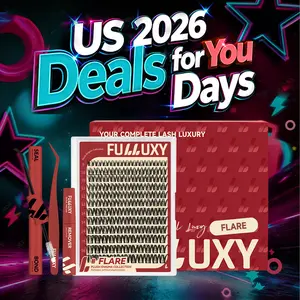 Flare | Fulluxy Plush Enigma Collection DIY False Eyelashes for Bold Dramatic Look Unstoppable You've Been Waiting For | Lashes with Ultra-Dense, Waterproof, Long-Lasting Lashes | Flora Flaunt Aurora Same Style | Beginner-Friendly DIY Lashes