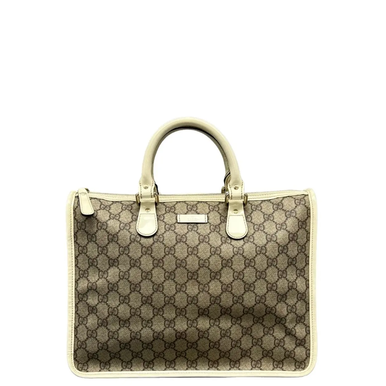 Pre-owned GUCCI Handbag GG Monogram Brown White (qy102126c9r) [Shanghai]