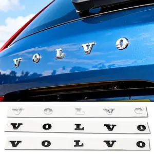 Volvo Car Rear Emblem Replacement Badge, Durable Thickened Rear Decal, Custom Fit for Xc60 Xc90 S90 S60 V60 Xc40, Exterior Decoration Accessory