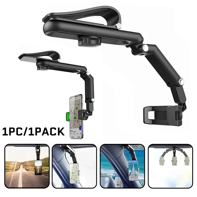 Universal Car Phone Holder for Mother's Day Gift, Flexible & Adjustable Car Phone Stand Mount , Rotatable Phone Holder Suitable for Most Smartphones, Car Cellphone Mount, Car Accessories