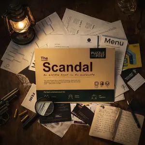 Escape Room in an Envelope – Tennis Match-Fixing Mystery Detective Game | Solve 10 Puzzles to Stop the Blackmail