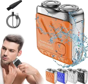 2026 Luggage Mini Electric Shaver,Beard Shaver Mini and Portable Suitcase Design,USB Rechargeable One-Button Long Lasting for Men Home Travel