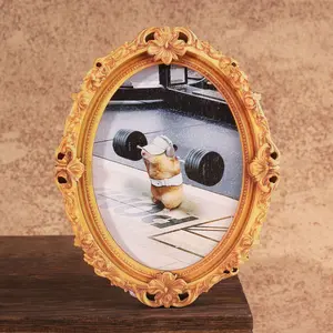 1PC Fun Animal Refrigerator Magnet, Oval Picture Frame Fridge Magnet, Perfect for Living Room, Study, Bedroom, Great Holiday Gift