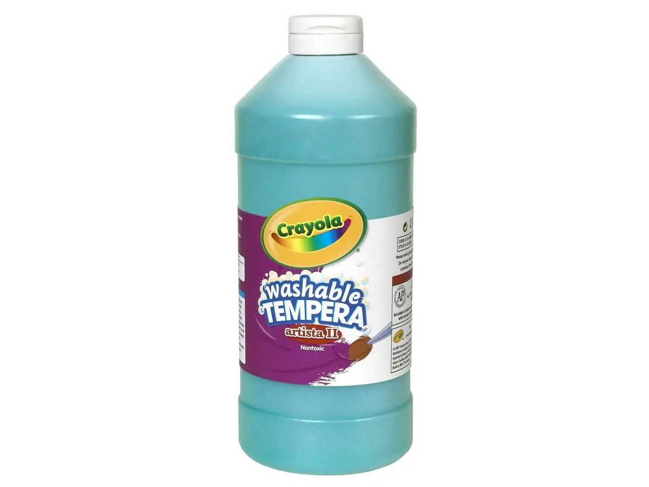 Washable Tempera Paint, 32oz, Turquoise CYO543132048 Washable Tempera Paint, 32oz, Turquoise CYO543132048