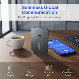 AI Translator Device Offline - Real-Time Voice & Photo Translation 100+ Languages, No WiFi Needed, No Monthly Fee, Pocket-Sized for Travel Business