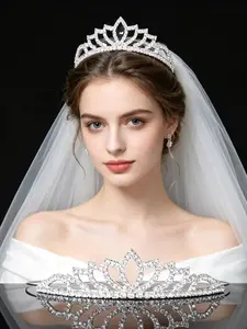 Sparkly Princess Crown for Girls, Elegant Crown Design, Perfect for Birthday Shoots and Dance Performances, Elegant Accessory for Special Occasions, Tiaras