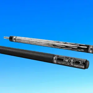 EVO FREEDOM POOL CUE - SHADOW FLAME - BLACK LEATHER WRAP