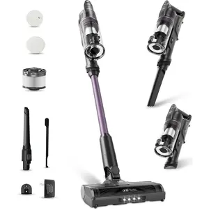 Cordless Vacuum Cleaner, Stick Vacuum Cordless Rechargeable,45Mins Powerful Suction Vacuum Cleaners for Home,Anti-Tangle,One-Click Dust Disposal,Lightweight for Hardwood Floor Carpet Pet Hair