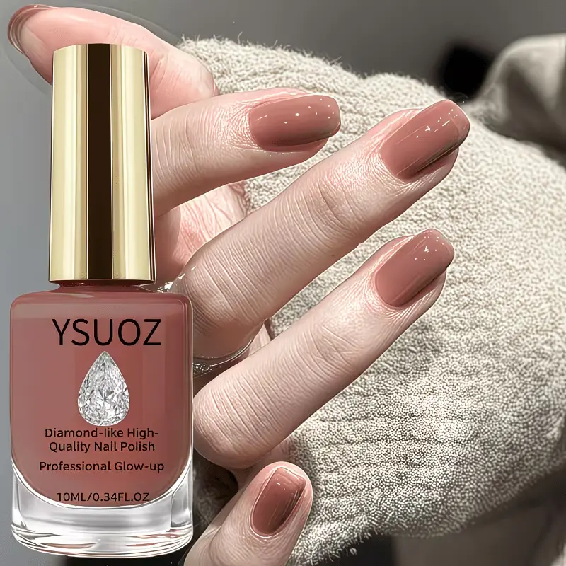 Premium Red-Brown Nail Polish - Spring-Summer Collection, Natural Quick-Drying Professional-Grade Formula, Manicure Cosmetic for Flawless Hands & Ft, Beauty & Personal Care Nail Art Product