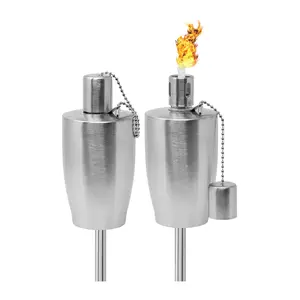 Stainless Steel Outdoor Torch - 2 Pack