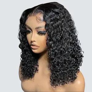 Deep Curl Brazilian Short Bob Lace Front Wig