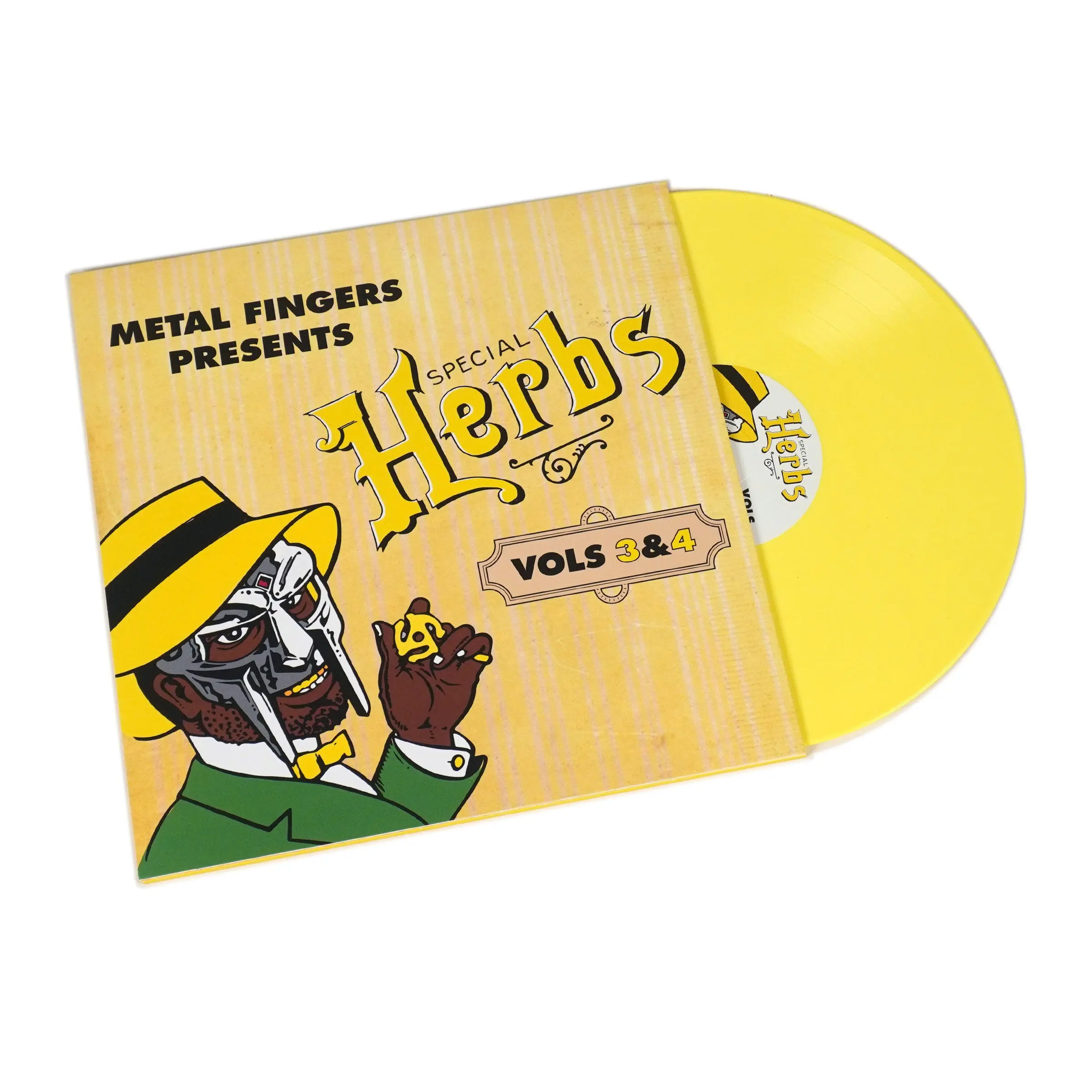 MF Doom Instrumental Series: Special Herbs Volumes 3&4, Colored Vinyl 2LP Record