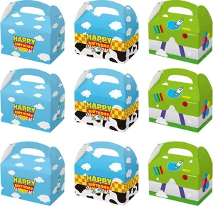 Cartoon Story Party Boxes 15 count  Inspired  Goodie bags for  Theme Birthday Decoration  Boys Girls Party Supplies