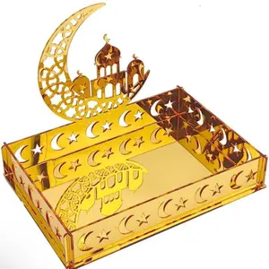 Ramadan Serving Tray, Ramadan Table Decor, Islamic Ramadan Decor, Ramadan Gifts, Ramadan Mubarak Sign & Ramadan Table Décor, 1 Pack