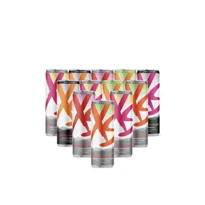 XS Energy Drinks Organic Sugar Free Natural Fruity Pack Bottle