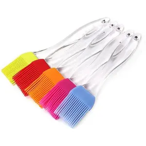 Basting Pastry & BBQ Brush Set - Uniwit 5 count  BBQ Pastry Oil Brush Turkey Baster,Barbecue Utensil use for Grilling and Marinating (6.89" * 1.28"(L*W))