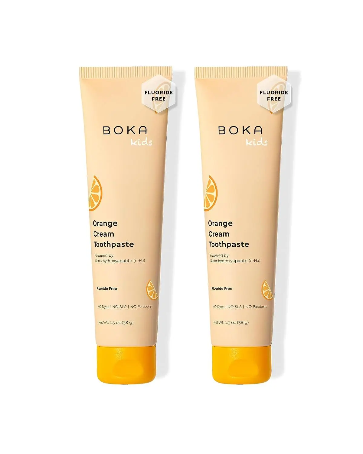 Boka Kids Toothpaste - Fluoride Free Nano Hydroxyapatite Toothpaste | Kids Oral Care - Strawberry Mango - 4 Oz, 1PK