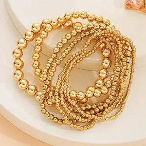 Cute Gold Bead Bracelet - Perfect for Women's Fashion Accessories