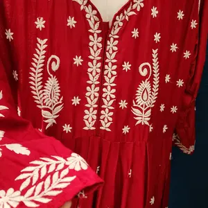 Chikankari kurtha with cotton pant!