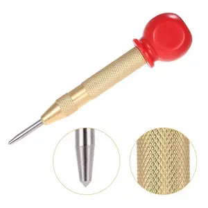 Center Punch Tool for Glass, Automatic Spring Locator for Precision Punching, Ideal Window Breaking Tool, Durable and Easy to Use