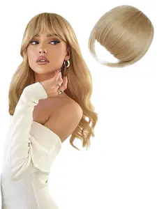 Fashionable Gorgeous Bangs for Women, Natural Looking Hair Bangs, Synthetic Hair Extensions for Daily Use, Lightweight Individual Extensions, Synthetic Soft Hairpieces