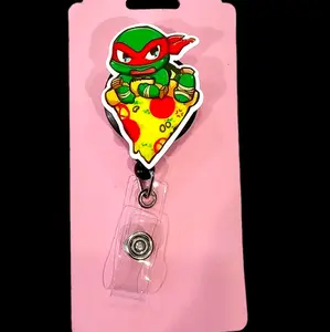 Turtle Badge Reels for Office Supplies and Identification Badges